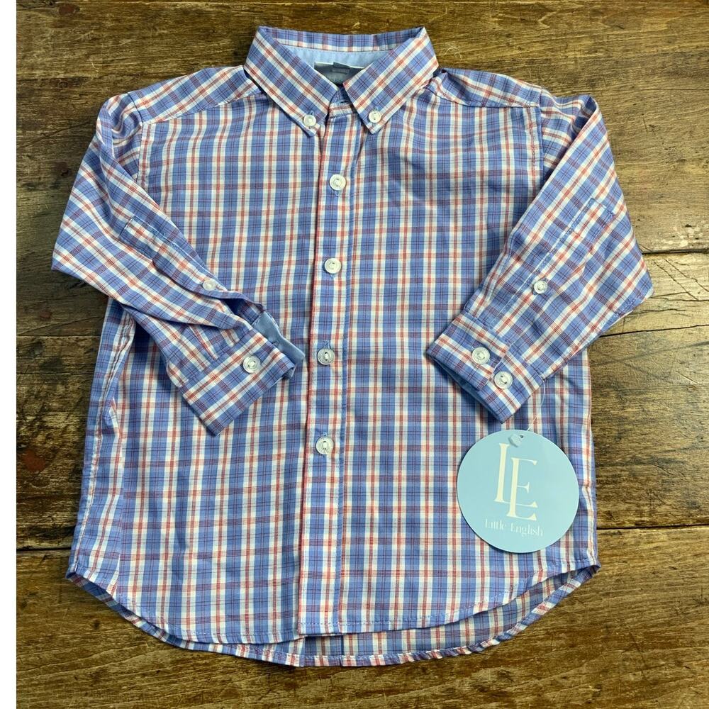 Little‎ English Plaid Button Down NWT size 2T